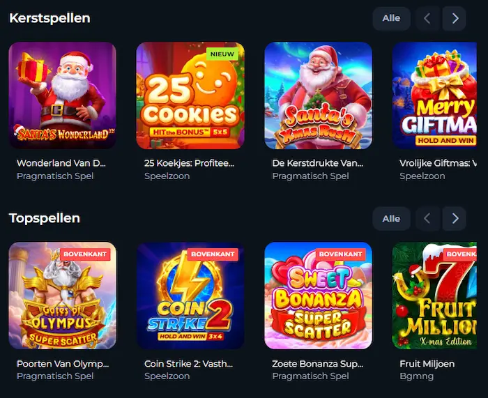 Winorio Casino Games