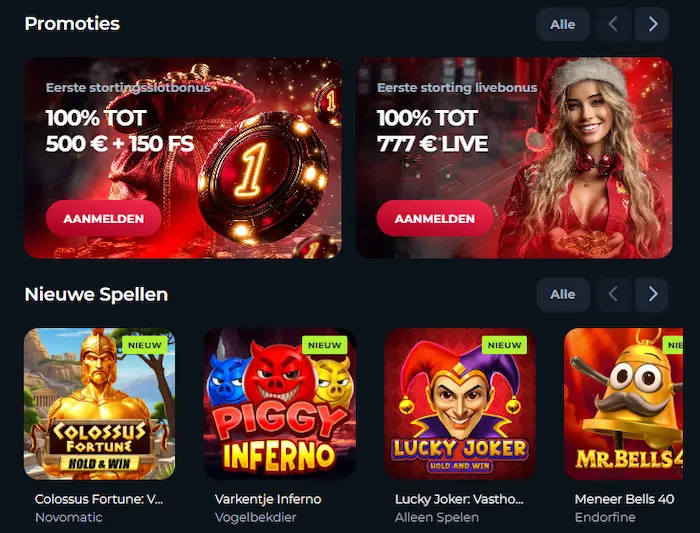 Winorio Casino Games