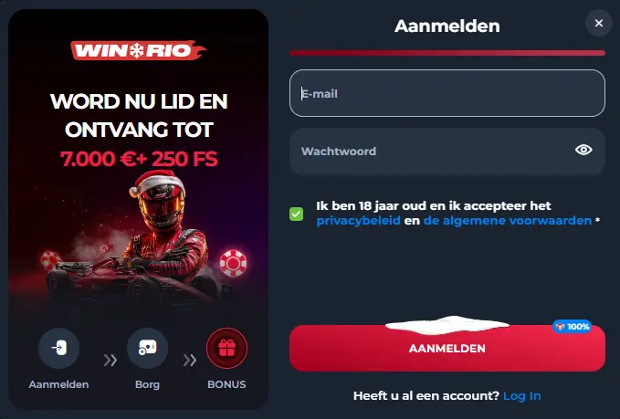 Winorio Casino Login